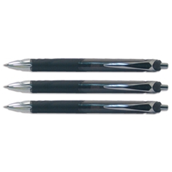 Pentel Hyper Gel Pen Black [Pack 12]